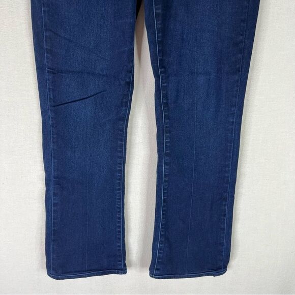 Paige Jeans Women’s 27 Blue Dark Wash Manhattan Bootcut Denim Stretch Pockets - Picture 5 of 11